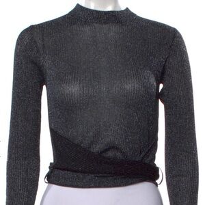 3.1 Phillip Lim Shimmering Navy Sweater